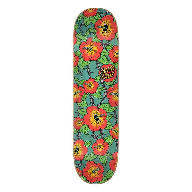 Santa Cruz 8.0" x 31.60" Screaming Hibiscus Birch Skateboard Deck (On The Way)