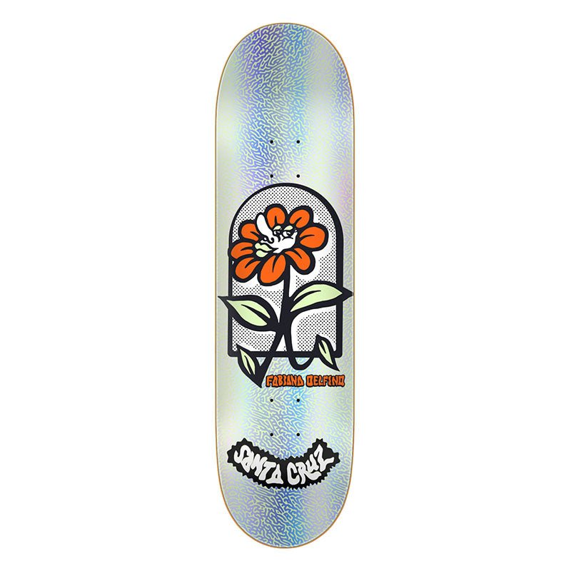Santa Cruz 8.00" x 30.50" Delfino Flower Frame FeelBase Pro Skateboard Decks