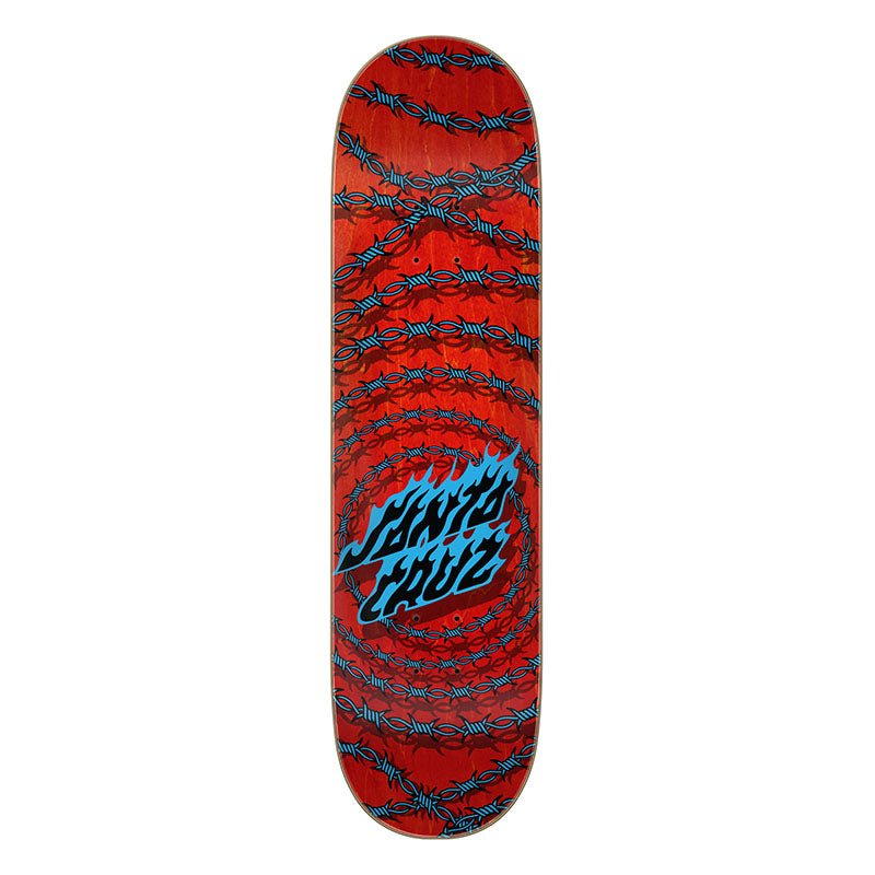 Santa Cruz 8.25" x 31.8" Wired Flame Dot 7 Ply Birch Skateboard Deck