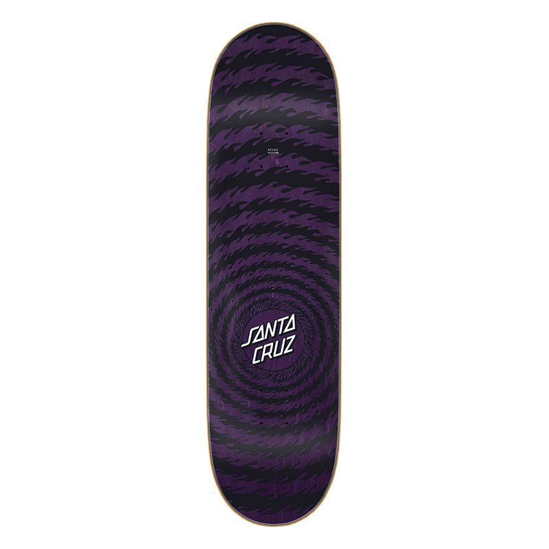 Santa Cruz 8.5" x 32.2" Flame Ringed Dot Birch Skateboard Deck (On The Way)