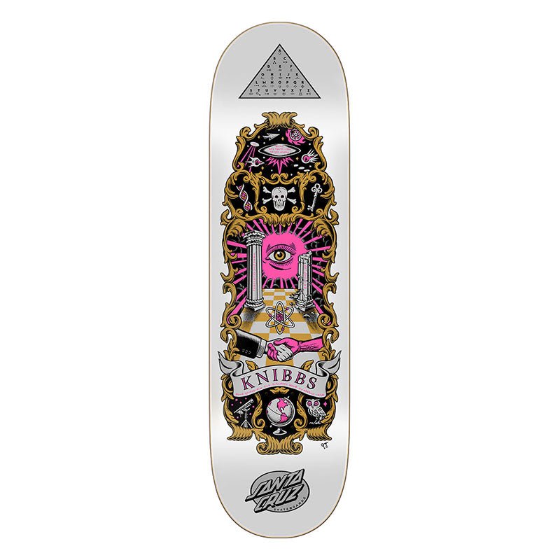 Santa Cruz 8.50" x 31.60" Knibbs Cryptic Pro Skateboard Decks - 5150 Skate Shop