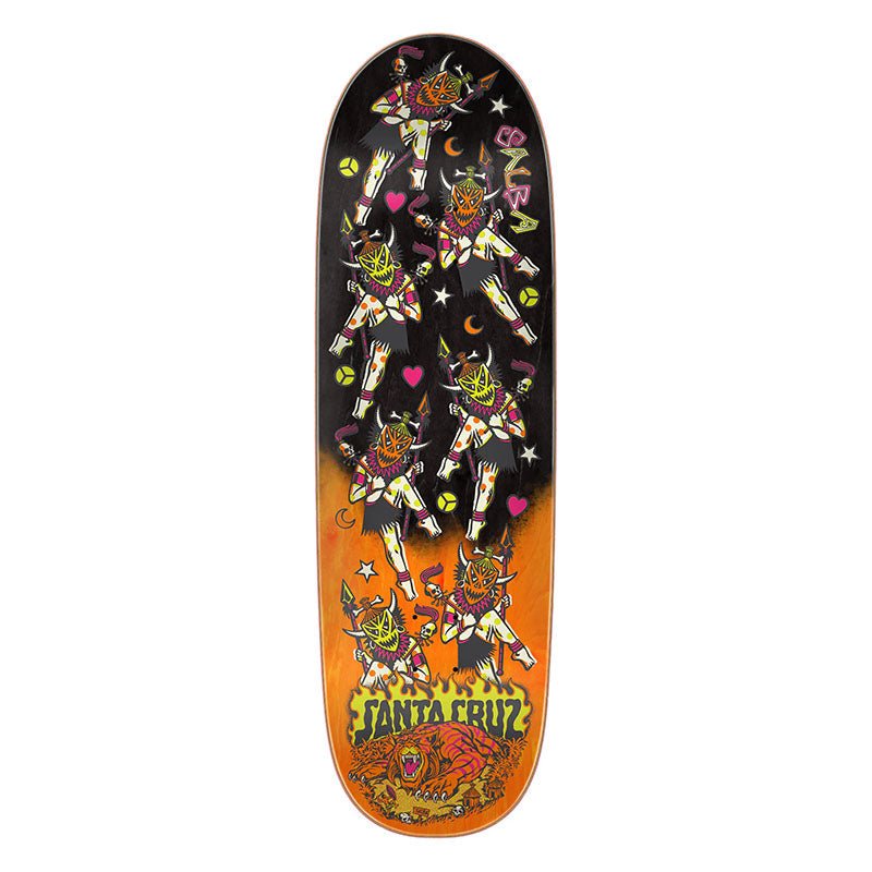Santa Cruz 8.80" x 32.08" Salba Firedance Egg Skateboard Deck (On The Way)