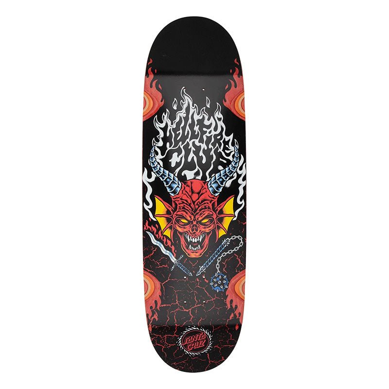 Santa Cruz 9" x 32" Stranger Things Hellfire Club Flames Skateboard Deck (Coming Soon)