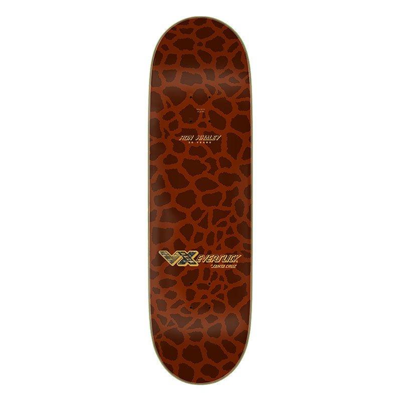 Santa Cruz 9.00" x 32.15" Whaley 30 Year Giraffe VX Everslick Skateboard Deck - 5150 Skate Shop