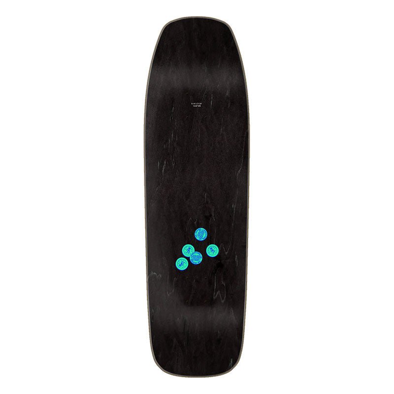 Santa Cruz 9.14" x 31.50" Delfino Pinball Pro Shaped Skateboard Deck