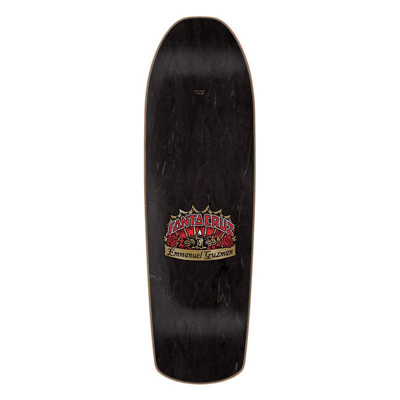 Santa Cruz 9.16" x 30.55" Guzman Divine Diner Pro Shaped Skateboard Decks - 5150 Skate Shop
