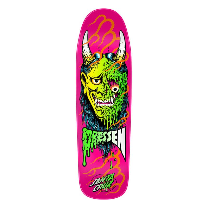 Santa Cruz 9.30" x 32.36" Dressen Hannya Mask Shaped Skateboard Deck (On The Way)