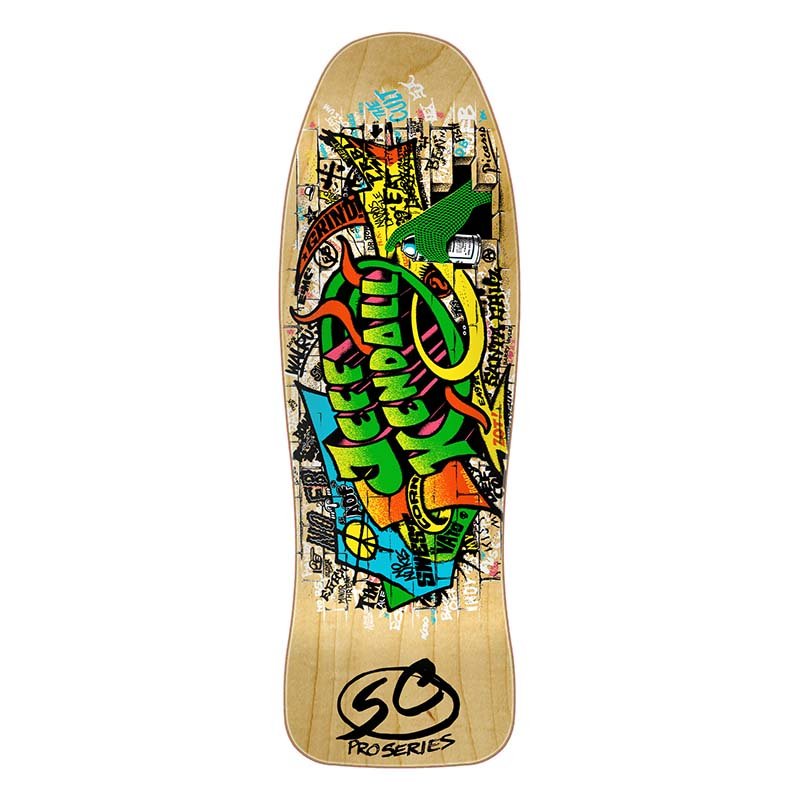 Santa Cruz 9.69" x 29.85" Kendall Graffiti Reissue Skateboard Deck (Starts Shipping 2/9/26)