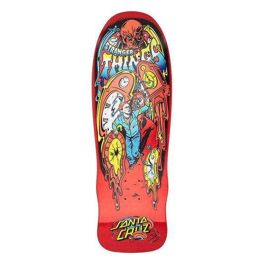 Santa Cruz 9.7" x 29.4" Stranger Things Grabke Max Melting Clock Skateboard Deck (Coming Soon)