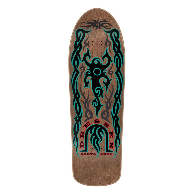 Santa Cruz 9.9" x 31.4" Dressen Tribal Reissue Skateboard Deck (Starts Shipping 2/9/26)