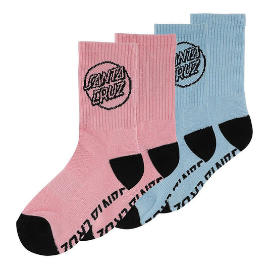 Santa Cruz Opus Strip 4-Pack Youth Socks 5150 Skate Shop