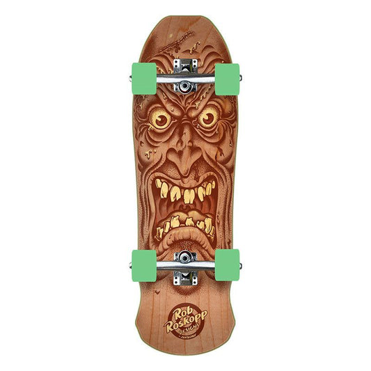 Santa Cruz Roskopp Face 9.5i" x 31" Shaped Cruiser Complete Skateboard (Dylans Special) 5150 Skate Shop