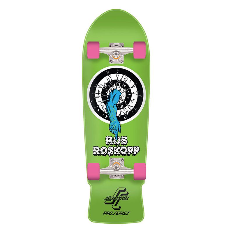 Santa Cruz Roskopp One 10.0" x 31.4" Shaped Cruiser Complete Skateboard (Dylans Special) 5150 Skate Shop