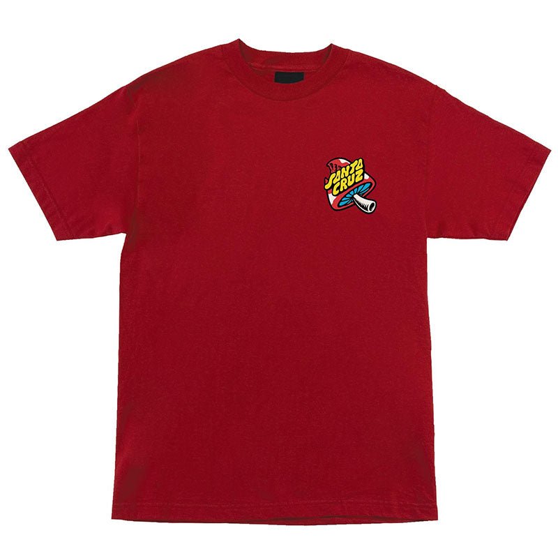 Santa Cruz Winkowski 8Ballr Comic Short Sleeve Cardinal Heavyweight Mens T - Shirts - 5150 Skate Shop