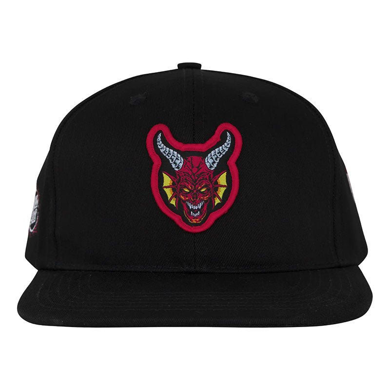 Santa Cruz X Stranger Things Hellfire Club Snapback Structured Hat Black OS Unisex