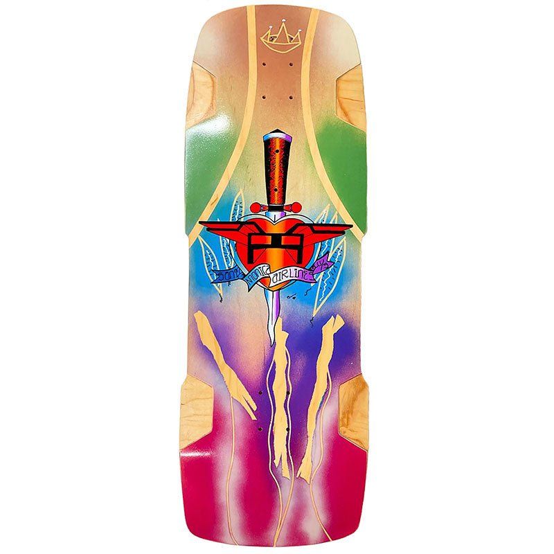 Santa Monica Airlines 11" x 33" WES HUMPSTON Shaped (SMA) Exclusive Custom Skateboard Deck 5150 Skate Shop