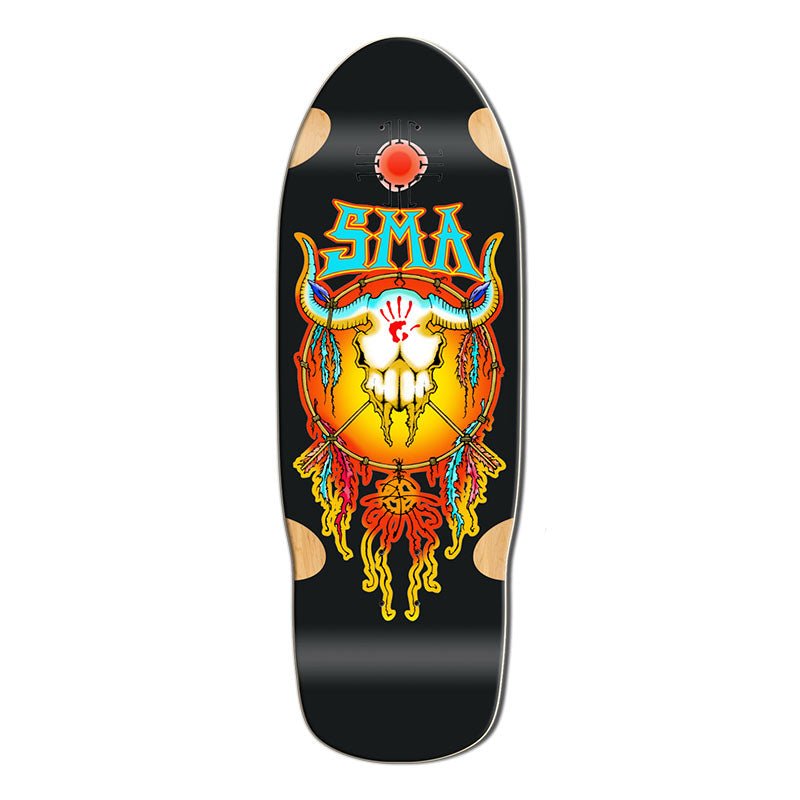 Santa Monica Airlines 30.25" x 10.125" Humpston Dream Catcher BLACK FORMICA Skateboard Deck (PRE - ORDER) - 5150 Skate Shop