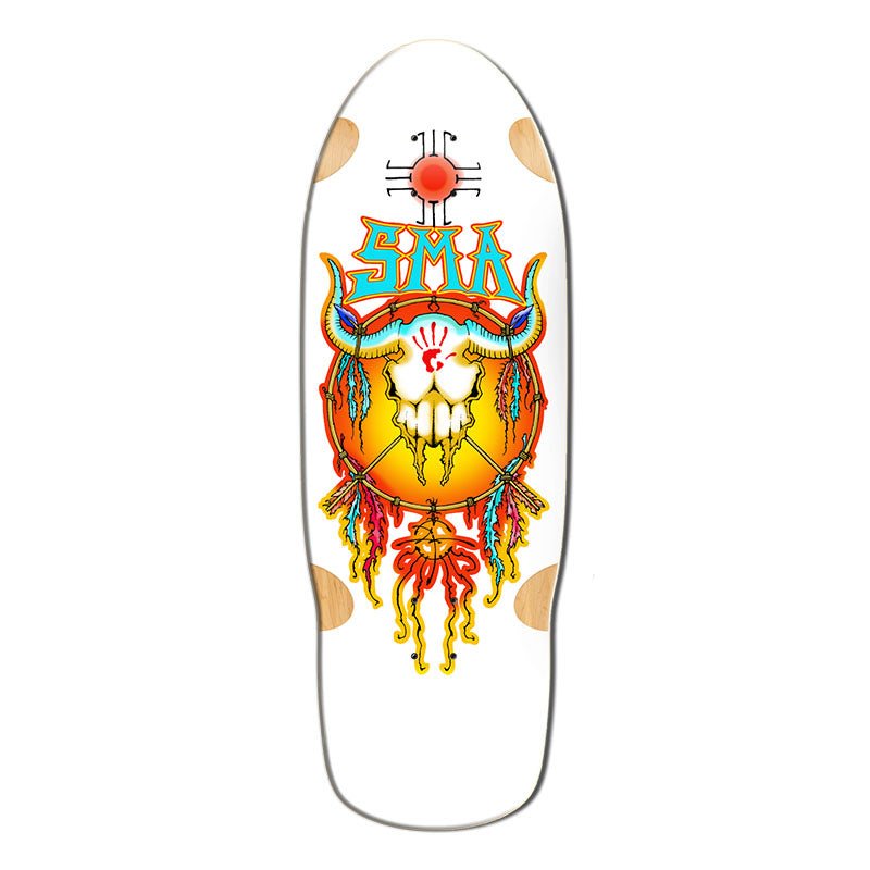 Santa Monica Airlines 30.25" x 10.125" Humpston Dream Catcher WHITE FORMICA Skateboard Deck (PRE - ORDER) - 5150 Skate Shop