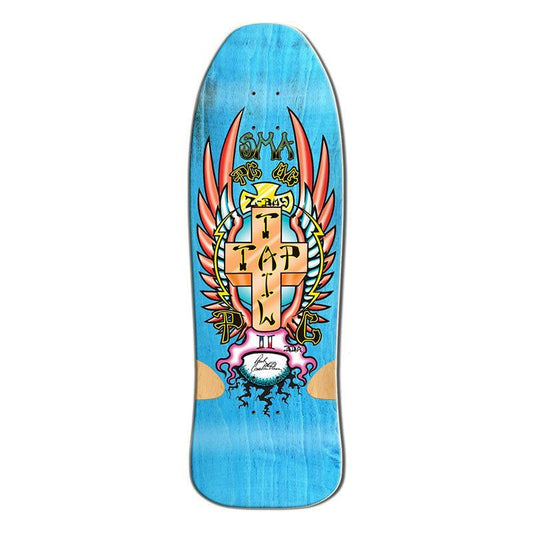 Santa Monica Airlines Series Three 30" x 9.5" PC Blue Stain Skateboard Deck 5150 Skate Shop