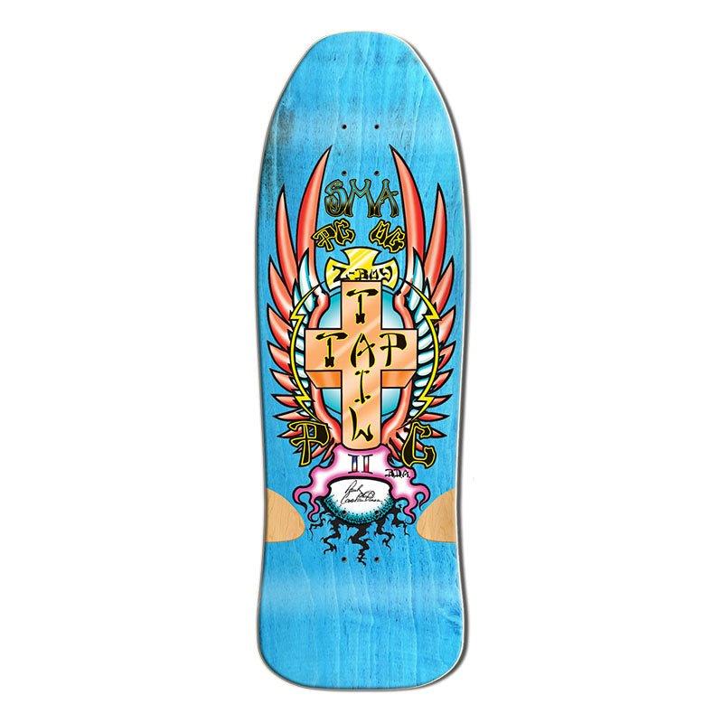 Santa Monica Airlines Series Three 30" x 9.5" PC Blue Stain Skateboard Deck (PRE - ORDER) - 5150 Skate Shop