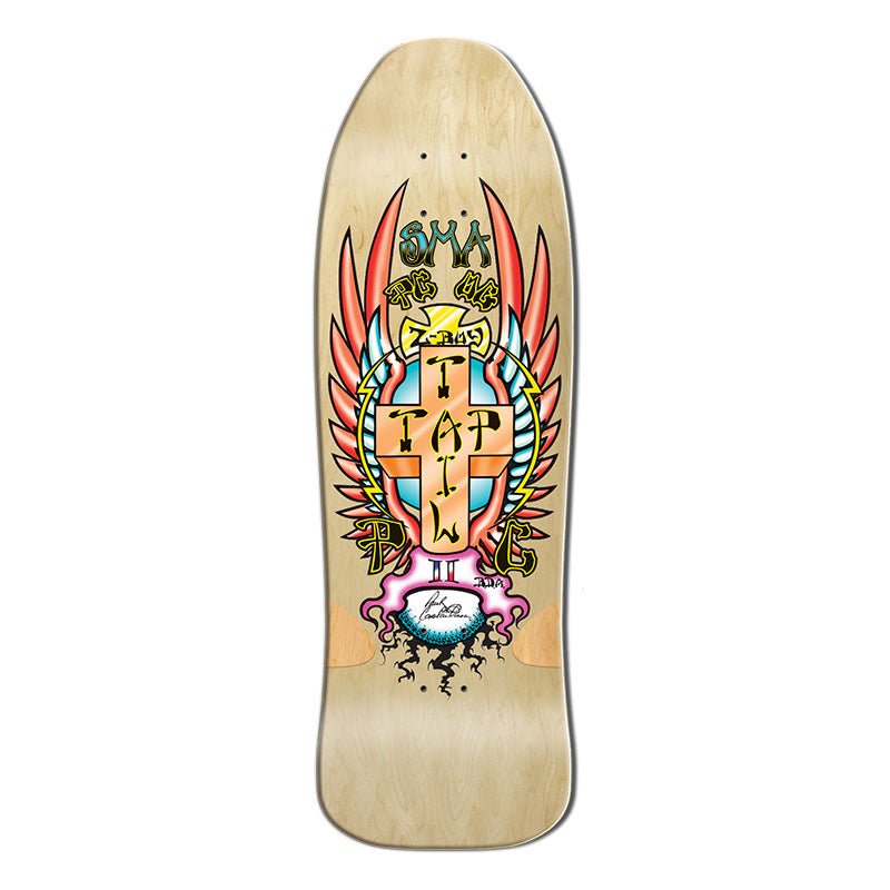 Santa Monica Airlines Series Three 30" x 9.5" PC Natural Stain Skateboard Deck (PRE - ORDER) - 5150 Skate Shop