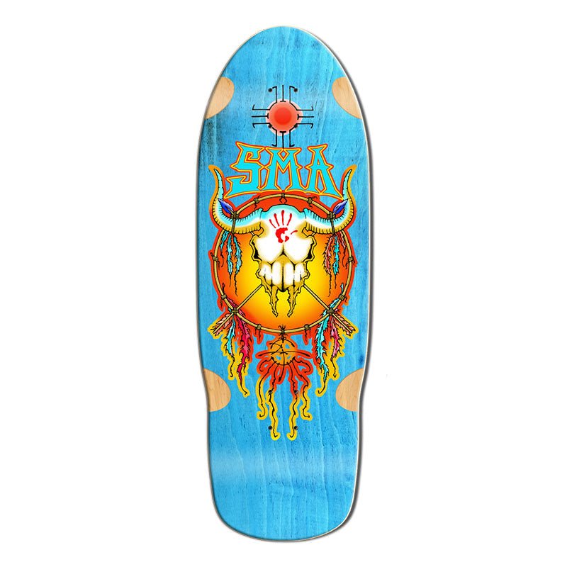 Santa Monica Airlines Series Three 30.25" x 10.125" Humpston Dream Catcher Blue Stain Skateboard Deck (PRE - ORDER) - 5150 Skate Shop