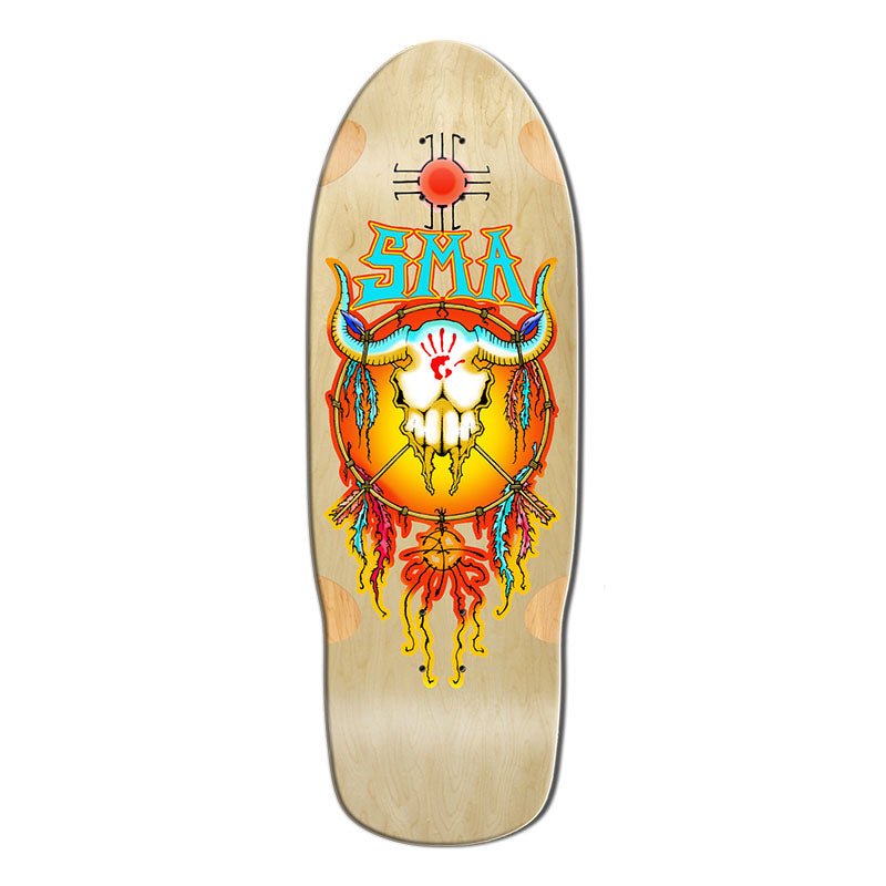 Santa Monica Airlines Series Three 30.25" x 10.125" Humpston Dream Catcher Natural Stain Skateboard Deck (PRE - ORDER) - 5150 Skate Shop