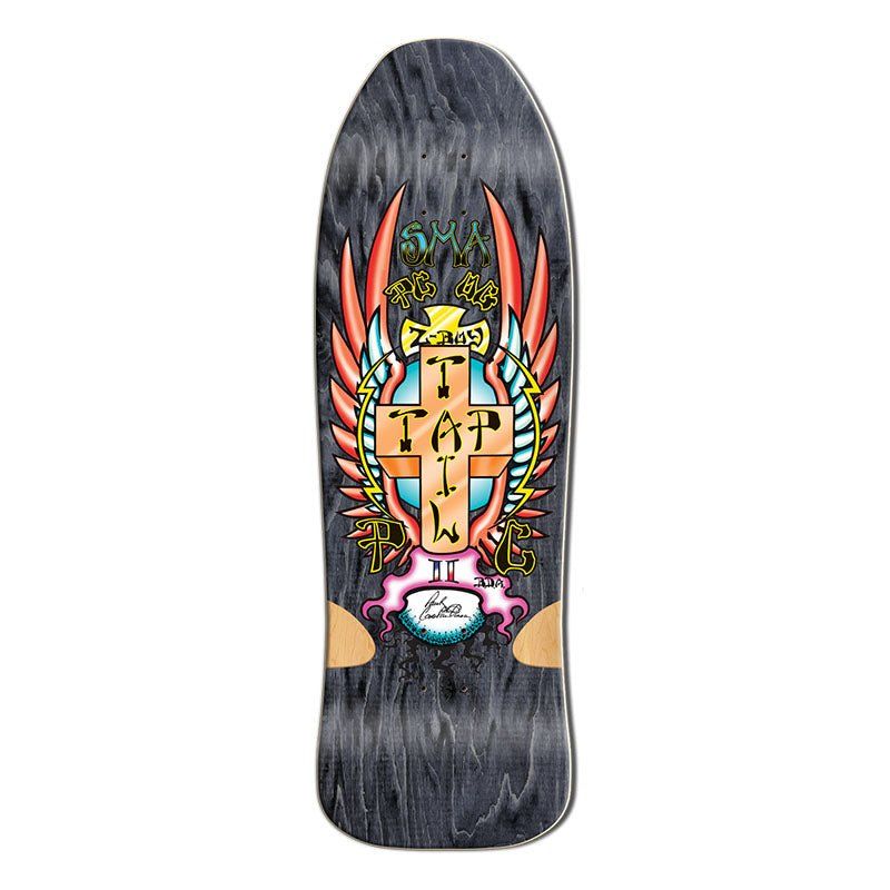 Santa Monica Airlines Series Three 9.5" x 30" PC Black Stain Skateboard Deck 5150 Skate Shop
