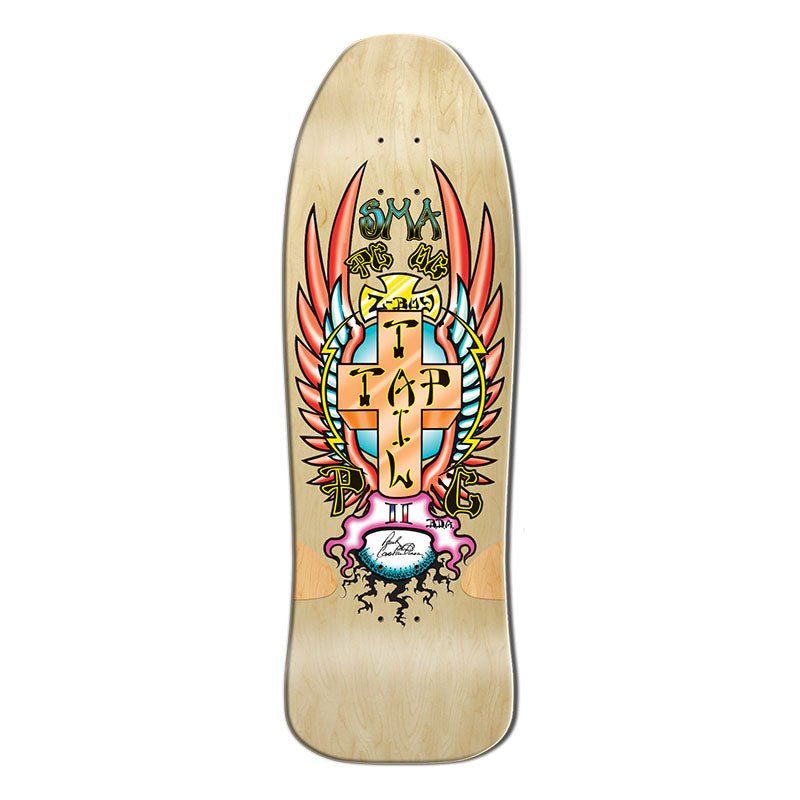 Santa Monica Airlines Series Three 9.5" x 30" PC Natural Stain Skateboard Deck 5150 Skate Shop