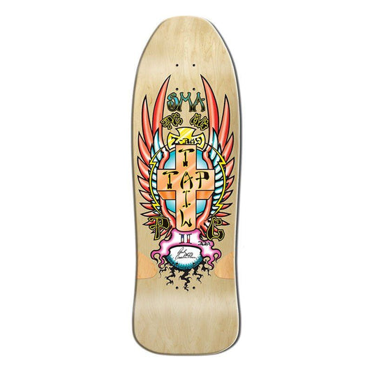 Santa Monica Airlines Series Three 9.5" x 30" PC Natural Stain Skateboard Deck 5150 Skate Shop
