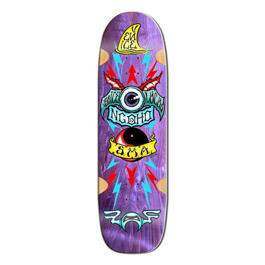 Santa Monica Airlines Series Three 9.5" x 33.75" NGOHO Purple Stain Skateboard Deck 5150 Skate Shop
