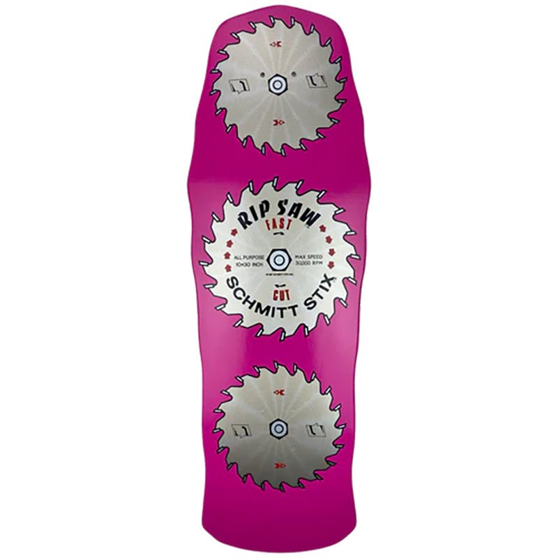 Schmitt Stix 10" x 30" Ripsaw LOVE Limited color way Skateboard Deck