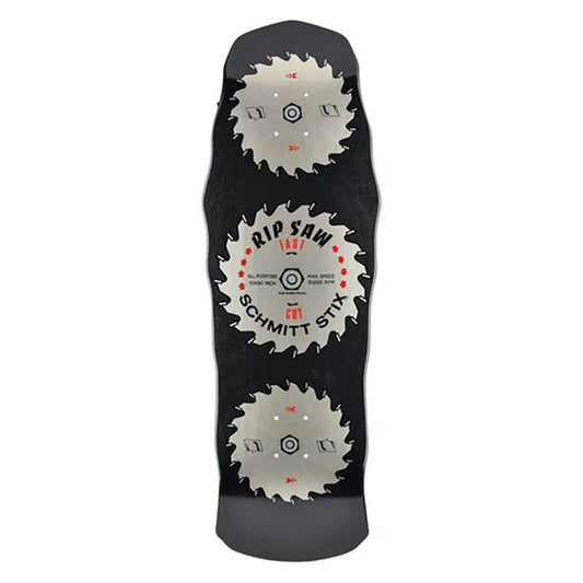 Schmitt Stix 10" x 30" Ripsaw Modern Concave BLACK DIP Skateboard Deck 5150 Skate Shop