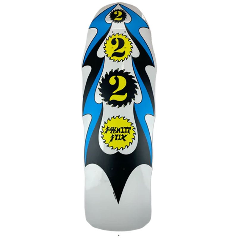 Schmitt Stix 10" x 31.75" Ripsaw 2 WHITE DIP Skateboard Deck (On The Way)