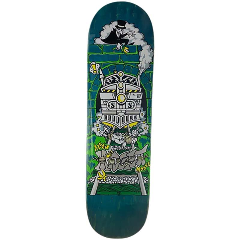 Schmitt Stix 8.5" x 32.75" Allen Midgett Magic Train Popsicle Skateboard Deck ASSORTED STAINS (On The Way)