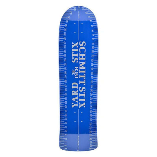 Schmitt Stix 9.625" x 36" Yard Stick BLUE Re-Issue Skateboard Deck 5150 Skate Shop