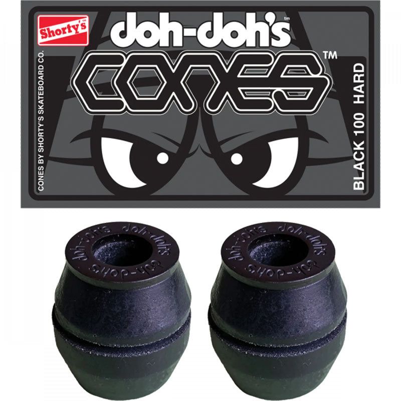 Shorty's 100 Hard Doh Dohs BLACK Skateboard Bushings 5150 Skate Shop