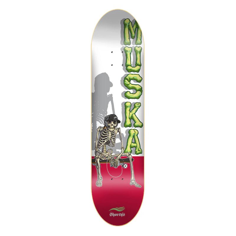 Shorty's 8.25" Muska Skeleton Skateboard Deck (ON THE WAY) - 5150 Skate Shop