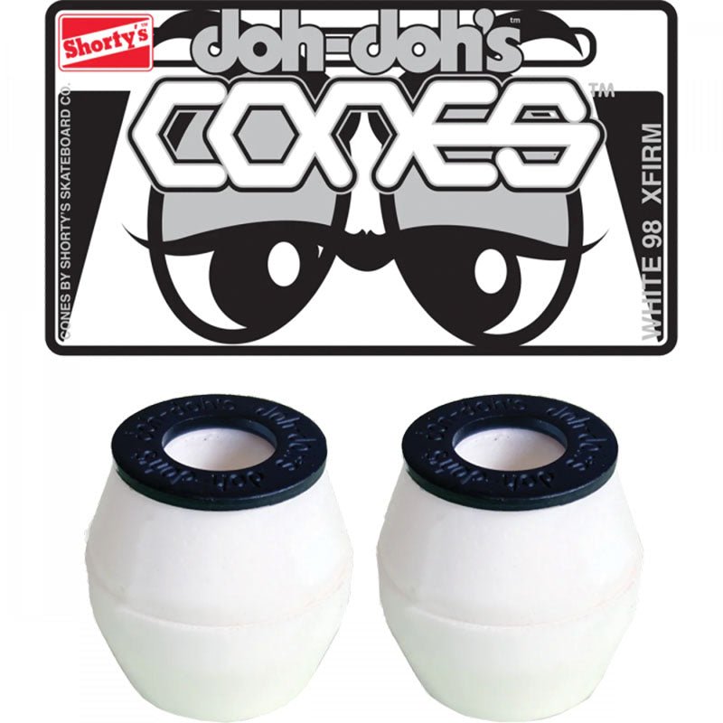 Shorty's 98 X - Firm Doh Dohs WHITE Skateboard Bushings - 5150 Skate Shop