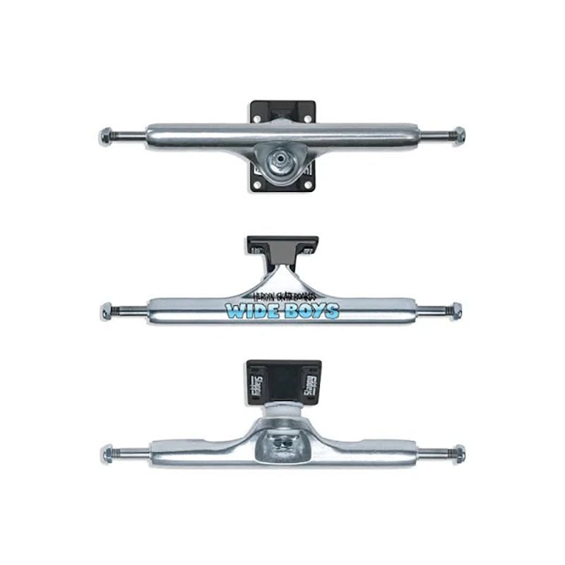 Slappy 11.0 ST1 Wide Boy Hollow Polished/Black Skateboard Trucks 2pk