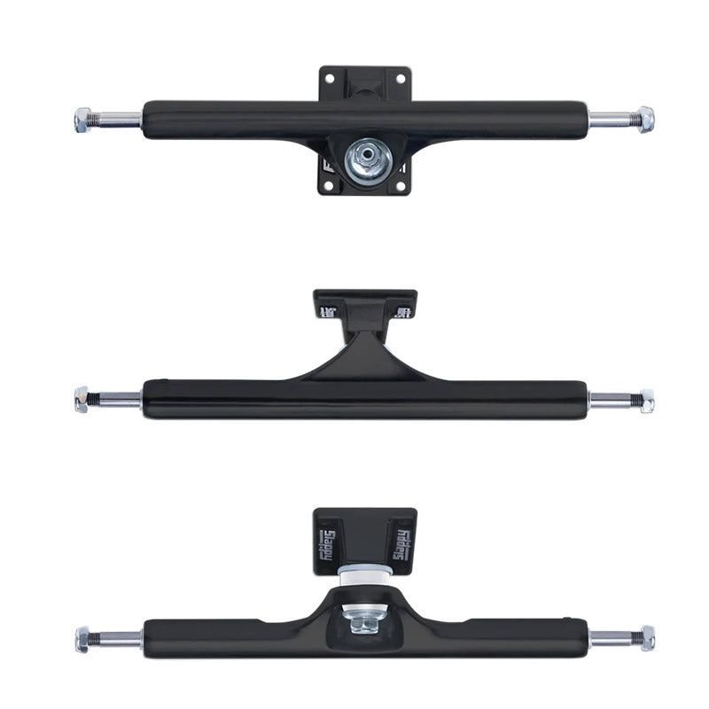 Slappy 13.0" ST1 Classic Hollow Matte Black Skateboard Trucks 2pk 5150 Skate Shop