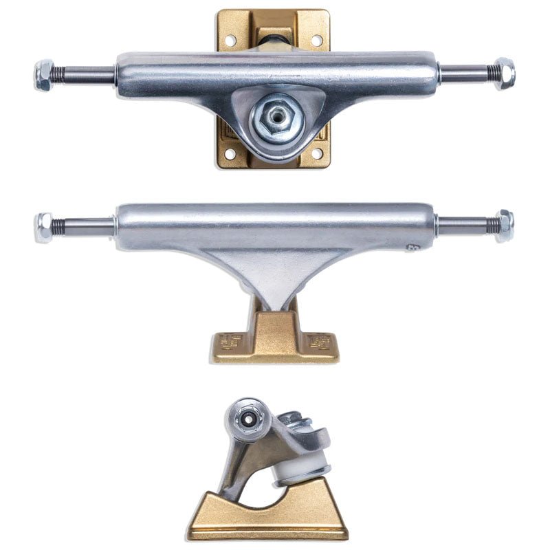 Slappy Truck Company ST1 Inverted Hollow Lights Gold Skateboard Trucks 2pk