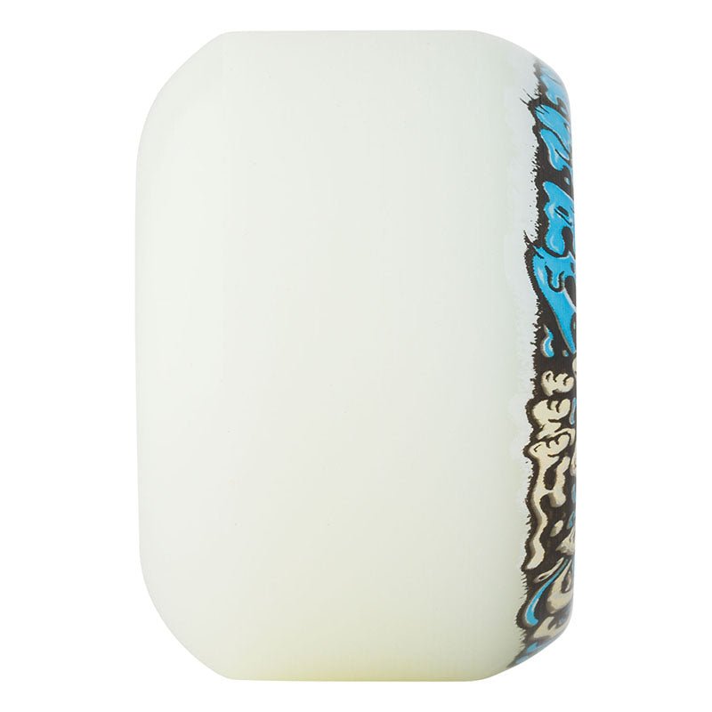 Slime Balls 53mm 97a Vomit Mini White Blue Skateboard Wheels 4pk