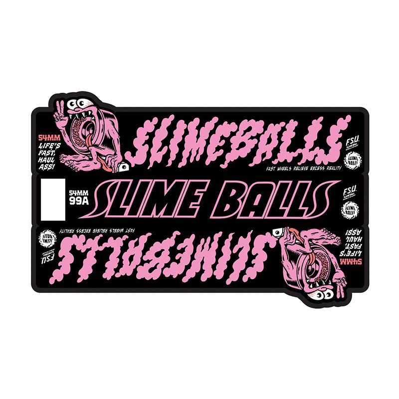 Slime Balls 54mm 99a Slime Gremmie Vomit Mini White Skateboard Wheels 4pk - 5150 Skate Shop