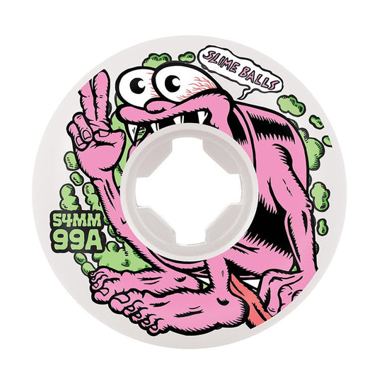 Slime Balls 54mm 99a Slime Gremmie Vomit Mini White Skateboard Wheels 4pk - 5150 Skate Shop