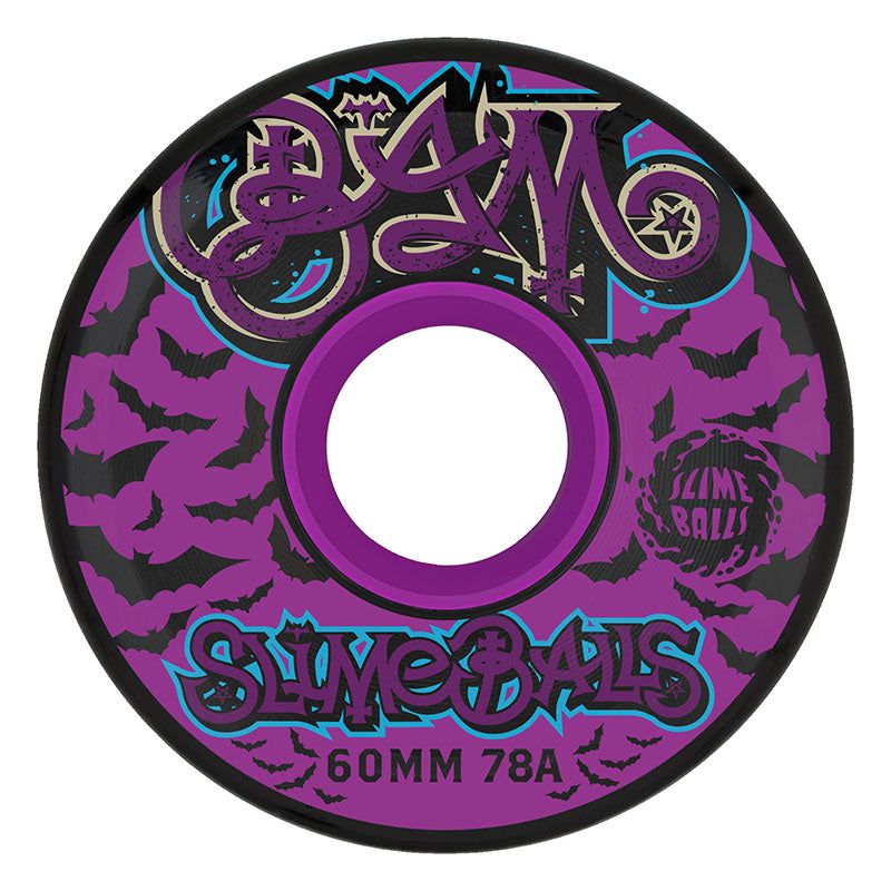 Slime Balls 60mm 78a Bam Margera OG Slime Guest Skateboard Wheels 4pk 5150 Skate Shop