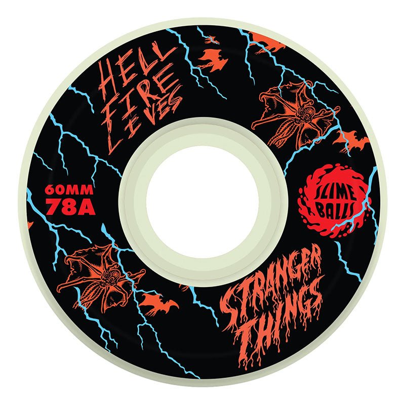 Slime Balls 60mm 78a Stranger Meek Slasher Eddie Light Ups Skateboard Wheels 4pk (Coming Soon)