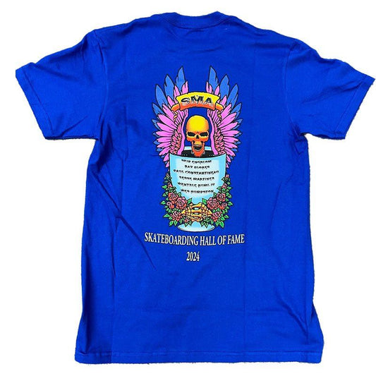 SMA Skateboarding Hall Of Fame 2024 Royal Blue Short Sleeve Series 2 T-Shirts 5150 Skate Shop
