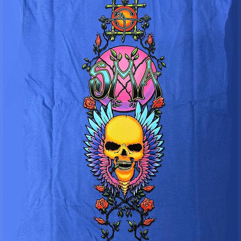 SMA WES HUMPSTON Short Sleeve LIGHT BLUE Series 2 T-Shirts 5150 Skate Shop