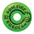 Spitfire 52mm 99a BURNERS GREEN Skateboard Wheels 4pk